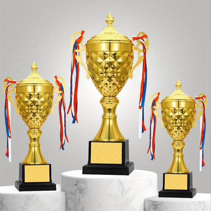 Custom Gold Trophy – Personalized Iron Alloy Award Cup
